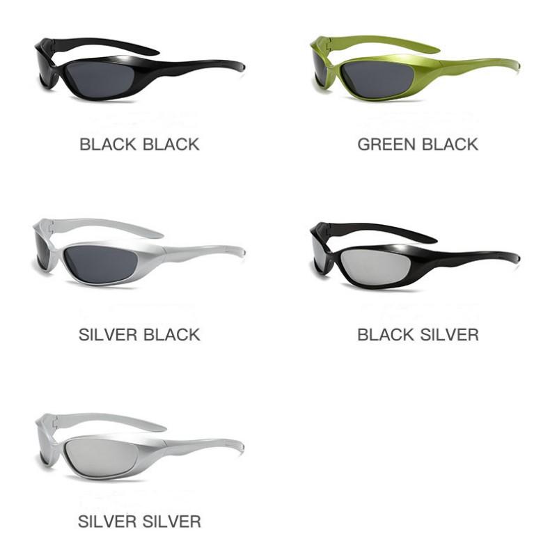 Y2K Punk Sports Sunglasses For Men Women Future Sense Sun Glasses Brand Designer Party Anti UV400 Fashion Goggle New