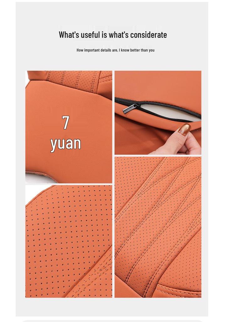 Compatible BYD Yuan PLUS/Pro/UP Car Headrest & Lumbar Support Set - Four Seasons Comfort Edition