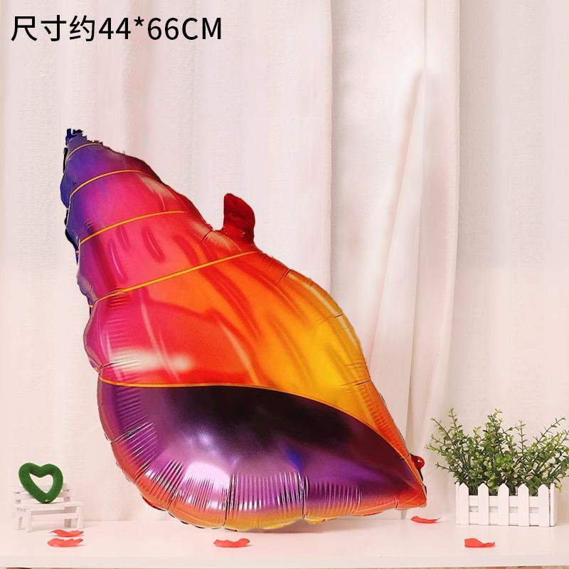 Ocean Animal Balloons, Baby Birthday Party Arrangement, Children'S Birthday Cartoon Living Room Print Special Shape