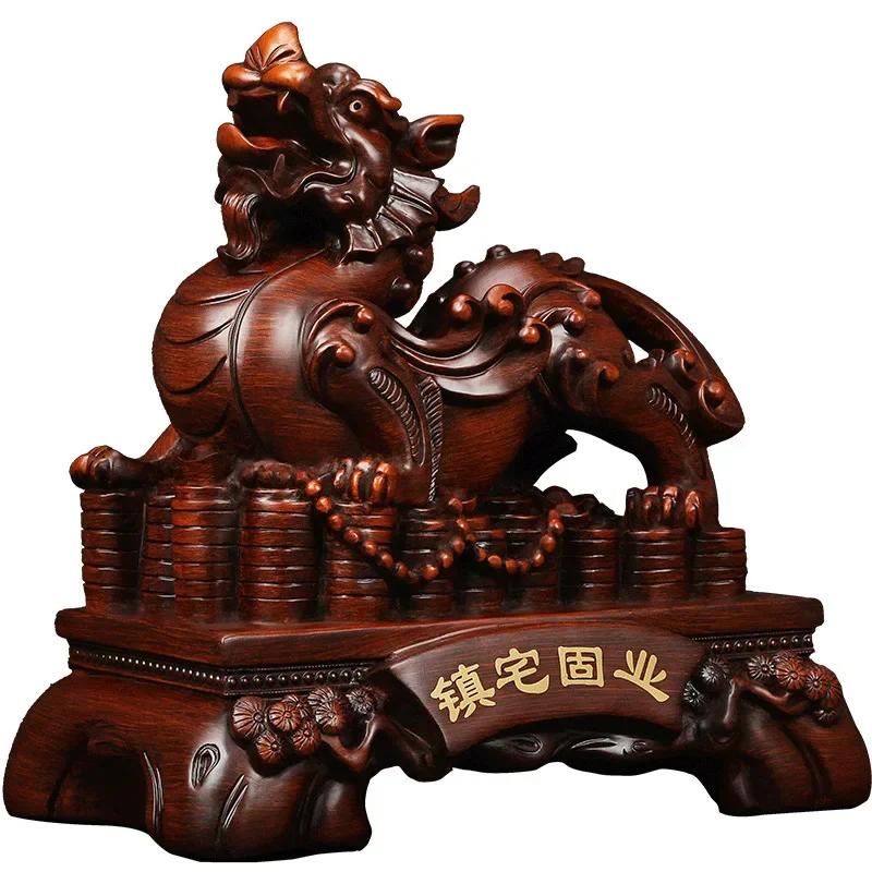 Lucky Pixiu Ornaments Living Room Home Craft Statues Sculptures Gift