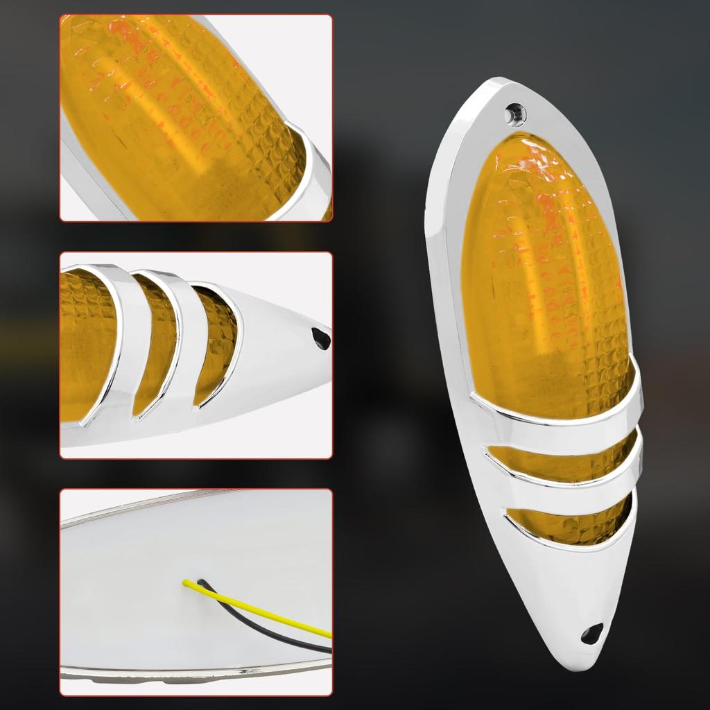 Ygmylandbb Large Mouse Marker Lamp LED Side Marker Cab Marker Car Width Light Side