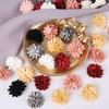 10/20Pcs Flannel Fabric Daisy Flower Head Artificial Flowers Handmade DIY Crafts Wedding Room Decoration Clothing Accessories