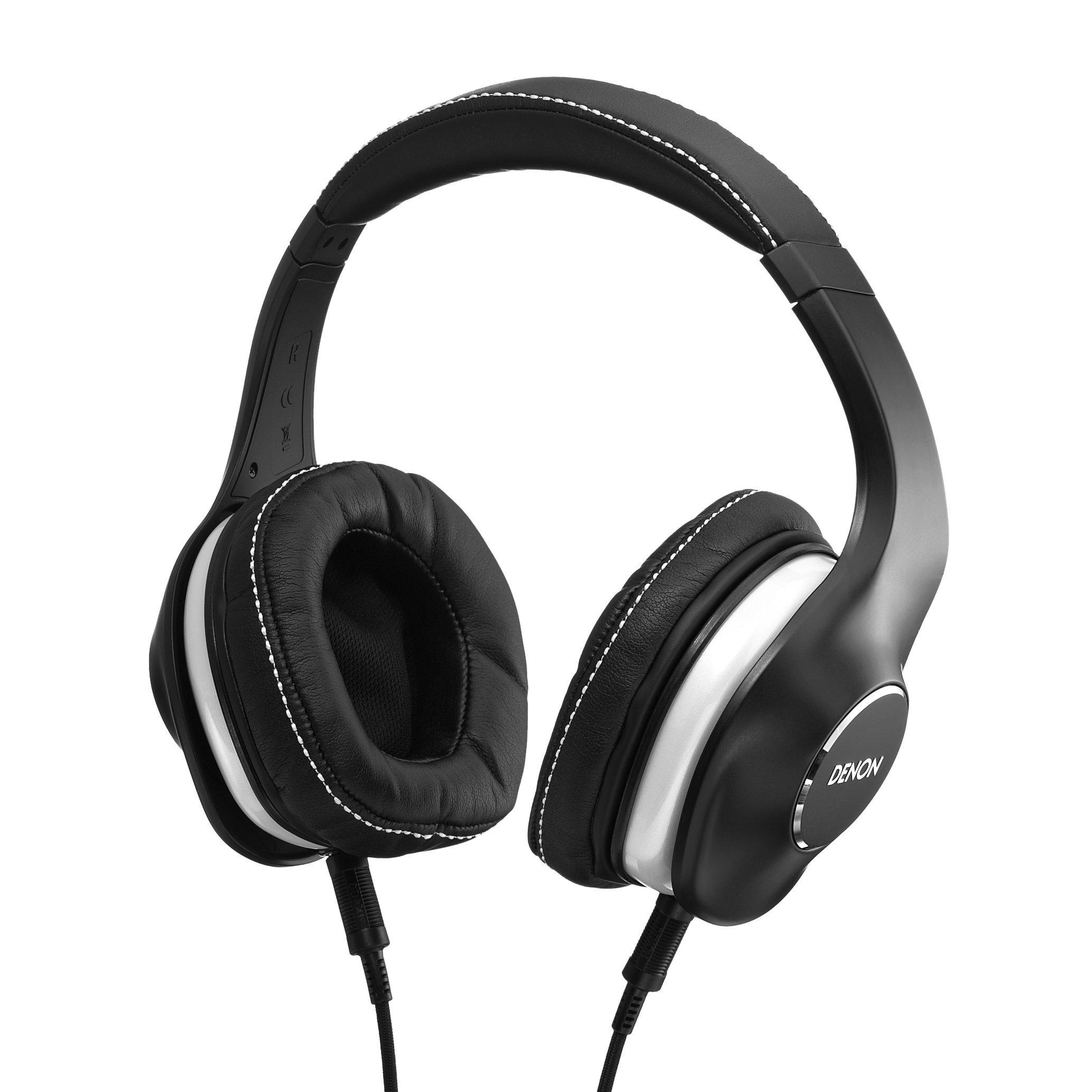 

Denon Headphones Sealed Overhead Hi-Res Compatible Re-Cable Compatible Black AH-D600