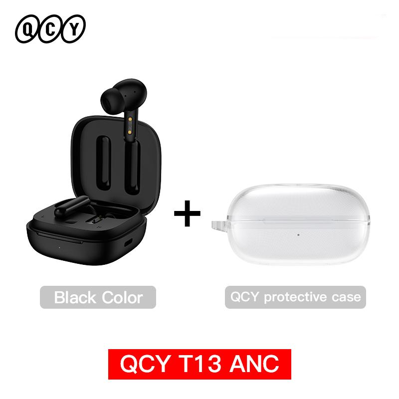QCY T13 ANC Wireless Earphones Bluetooth 5.3 TWS ANC Noise Cancellation Headphone 4 Mics ENC Headset In-Ear Handfree Earbuds 7