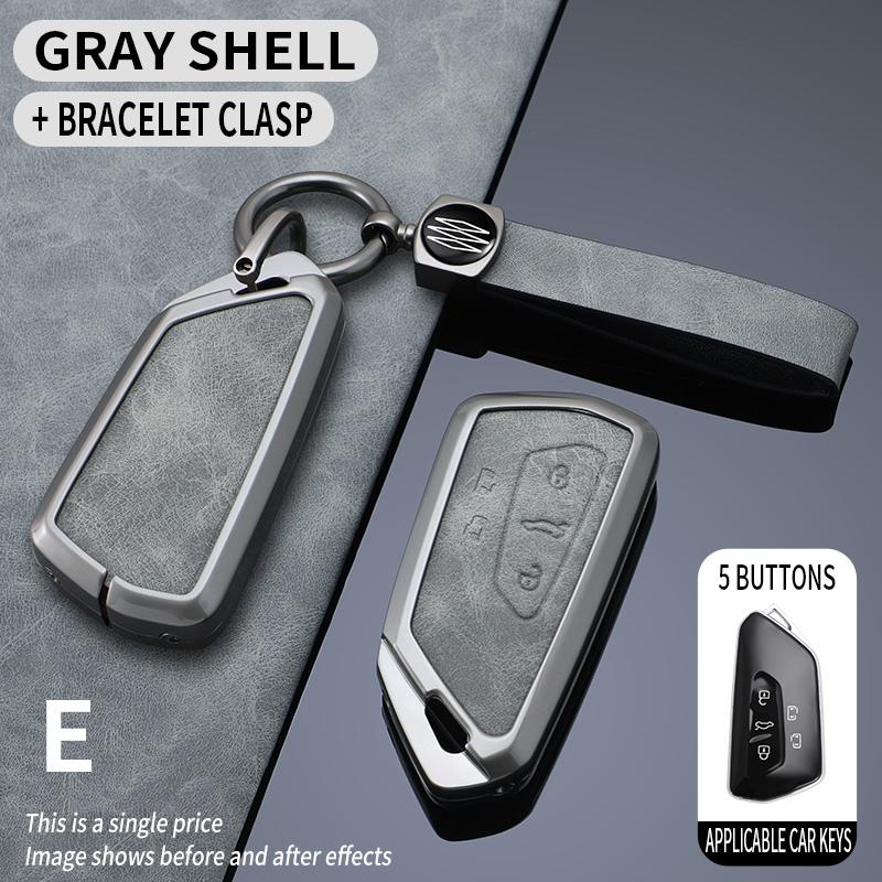 Car Key Case Cover for VW Volkswagen Formentor Tarraco Golf 8 MK8 ID.6 ID.4 Cupra for Skoda Octavia A8 SEAT Leon MK4 2024 2025
