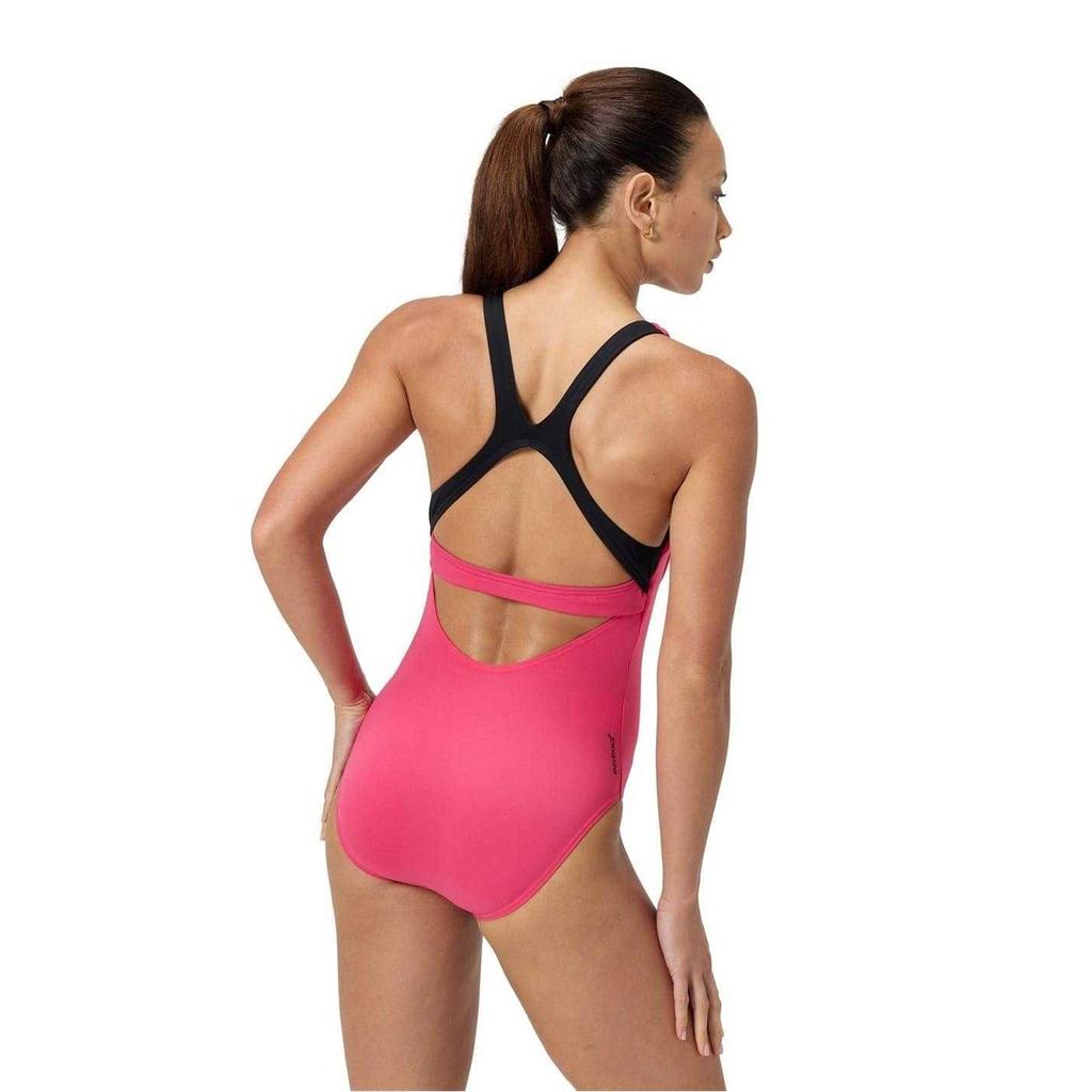 Speedo Womens/Ladies Flex Athletic One Piece Swimsuit