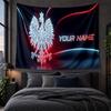 Personalized Tapestry Wall Hanging Poland Football Pattern Art Background Cloth