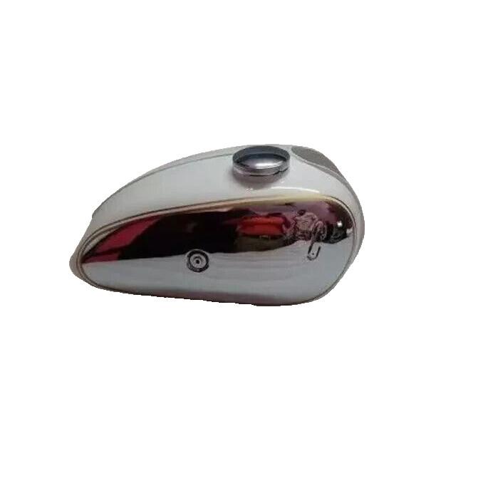 NSU Max 250 Chrome And White Painted Steel Fuel Petrol Gas Tank |Fit For