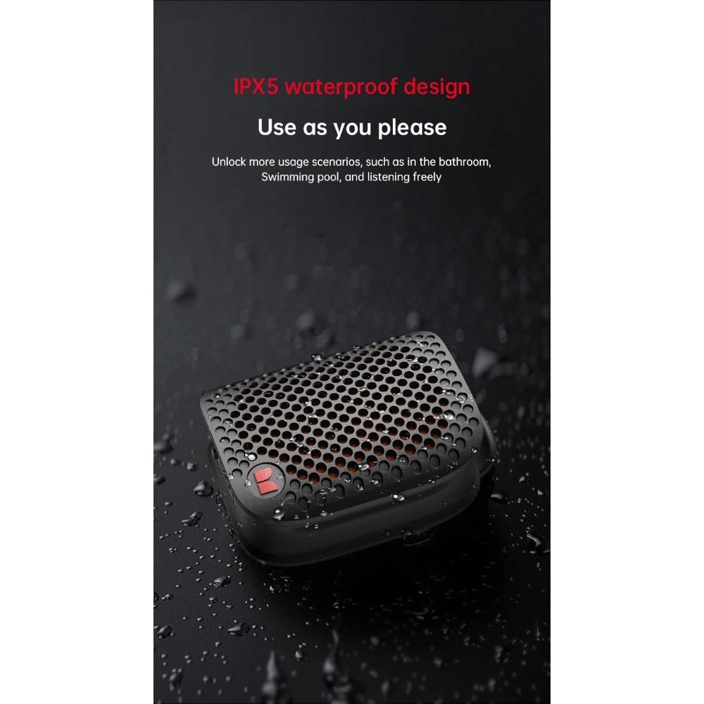 Monster M3 Magnetic Clip-On Mini BT V5.4 Portable Outdoor Sport Wearable Wireless Bluetooth Speakers With Bass Mic