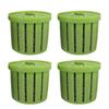 4PCS Fish Tank Hydroponic Planting Basket Potted Plant Holder Water Grass Aquatic Plant Aquarium Accessories