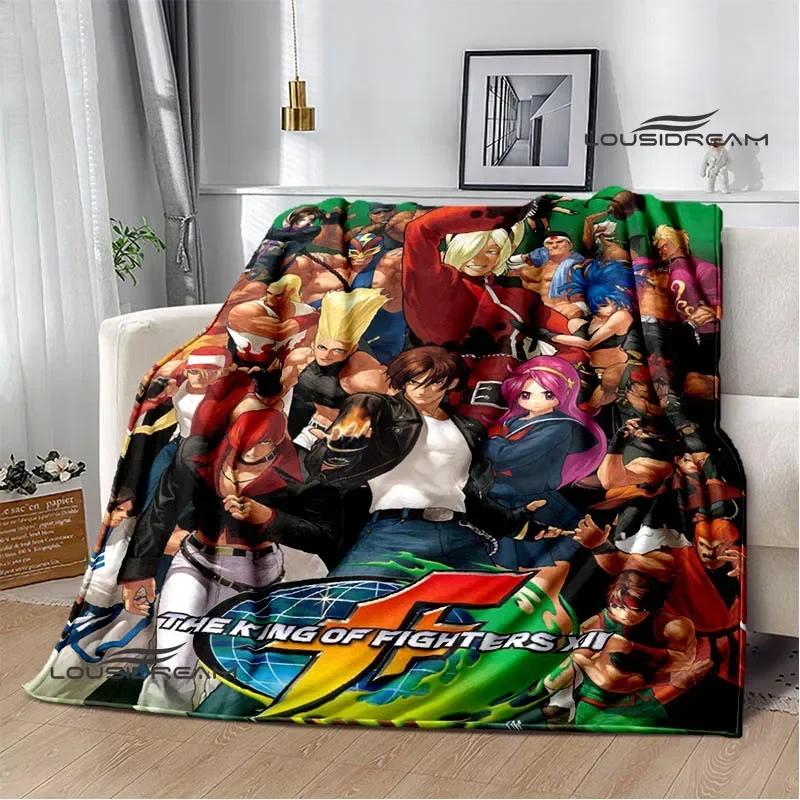 3D Game KING OF FIGHT Cartoon Printed Blanket Warm Flannel Blankets Soft and Comfortable Blanket Bed Linings Birthday Gift