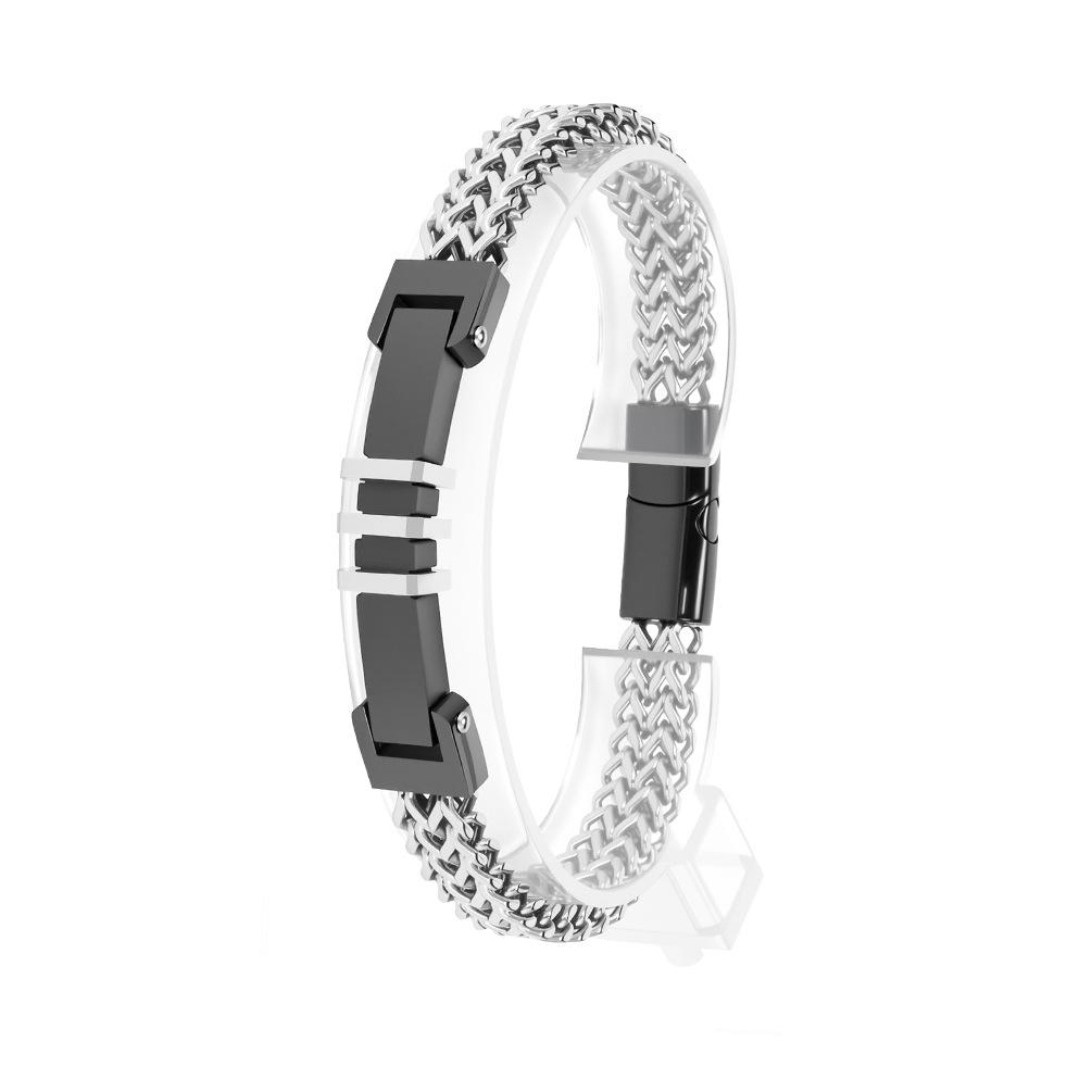 

2025 Fashion Trendsetters Men s Reversible Chain Wristband Men s Bracelet 21CM