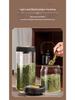 Large Capacity Vacuum-Sealed Glass Jar for Coffee Beans and Tea