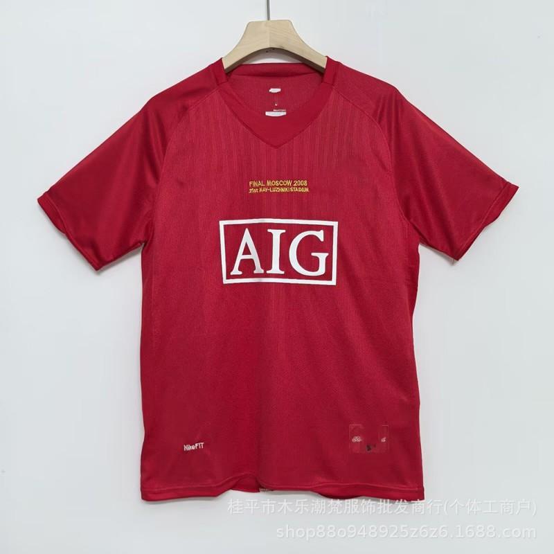 Vintage Retro Football Shirts Classic Club Short Sleeve Soccer Jerseys Men