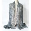 Ethnic Glitter Sequin Hollow Out Scarf, Multi-functional Shawl & Headscarf for Women Evening Party