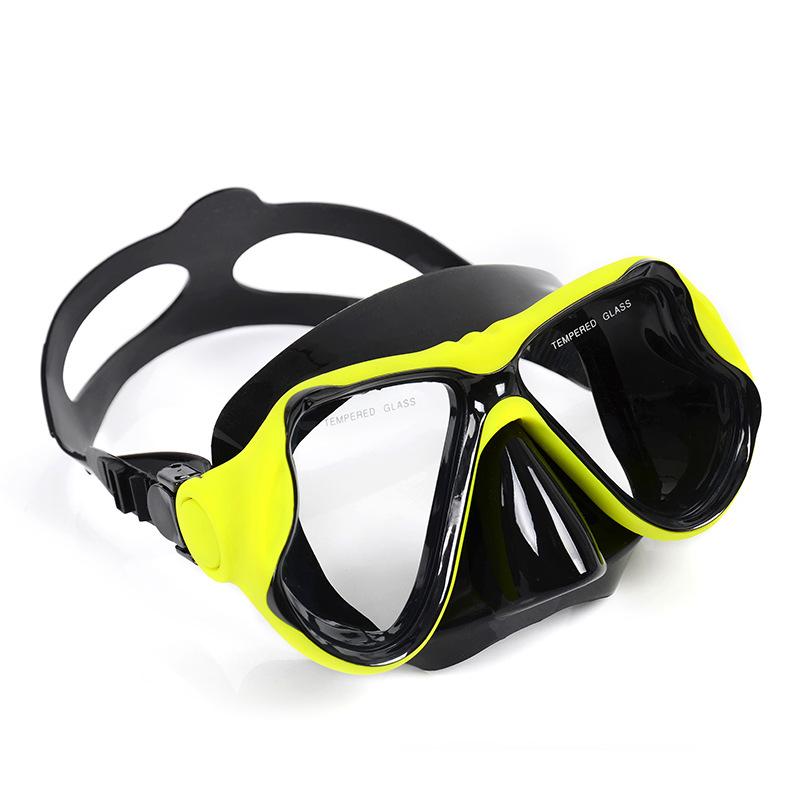Diving goggles set snorkel with liquid silicone