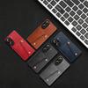 Vintage Leather Card Holder Phone Case for Xiaomi POCO X7 Pro 5G Card Pockets Dual Snap Buttons Flip Wallet Shell