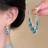 New Transparent Crystal Earrings for Women Exquisite Tassel Chic Earrings Unique Women's Party Jewelry Gifts