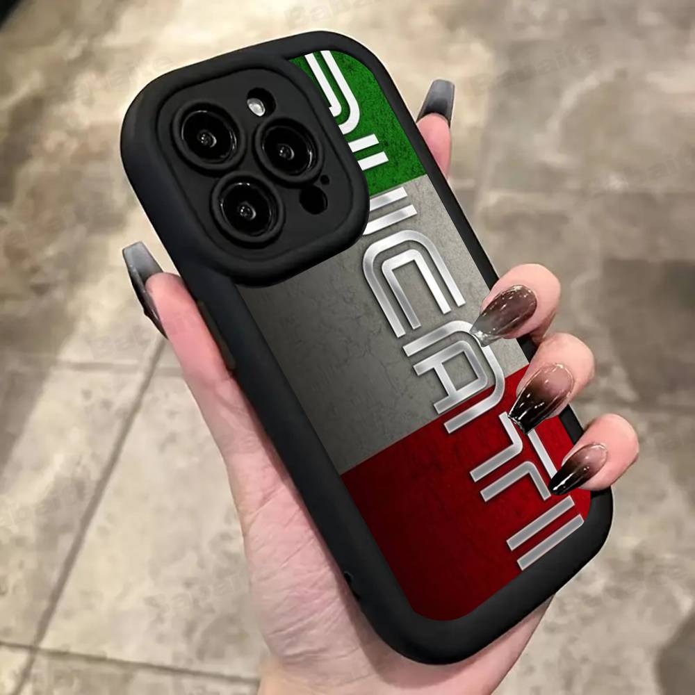 

Motorcycle Racing D-Ducati Phone Case For IPhone 17 16 15 14 13 12 11 Pro Max 16E Plus INS Soft Cover iPhone 13