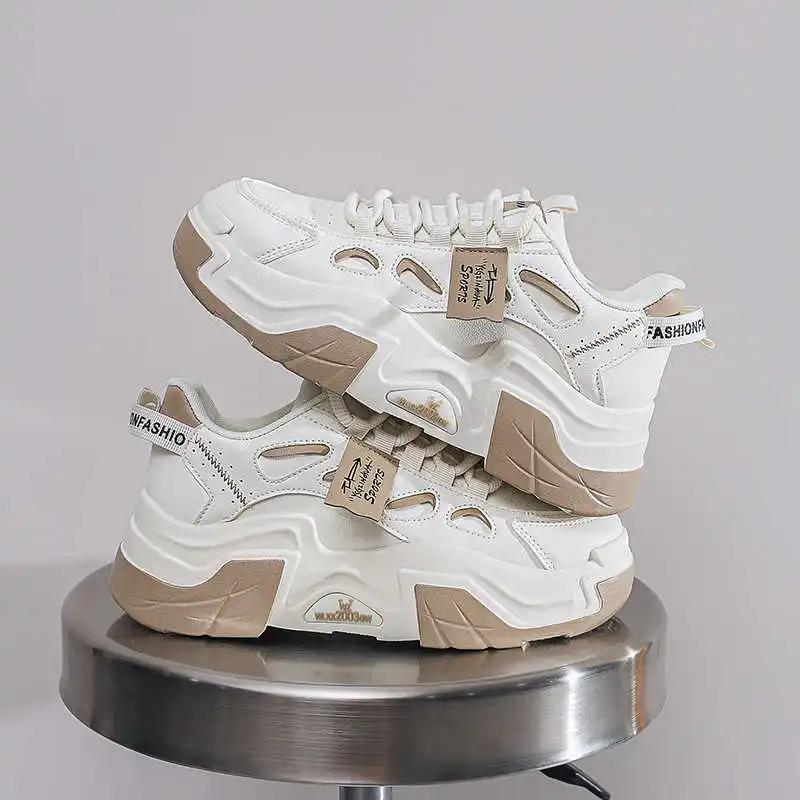 Platform Round Tip Women's Vulcanize Women's Sneakers 41 Size Shoes Transparent Sports Tenid Super Deals Luxury