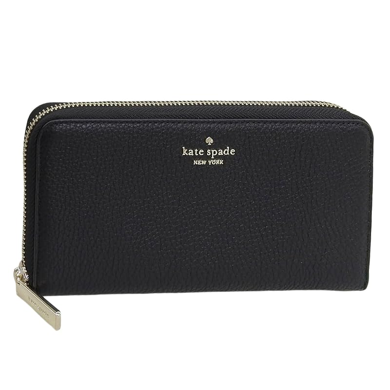 

[Kate Spade] wallet ladies long wallet outlet brand leather black Lena large continental wallet LENA LARGE CONTINENTAL WALLET KH786 001 kate spade