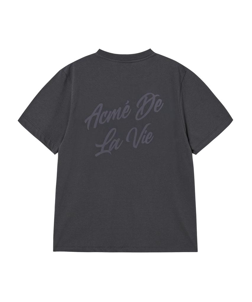 ACME DE LA VIE Woman Script Logo Printing Short Sleeve T-Shirt (3 Color)