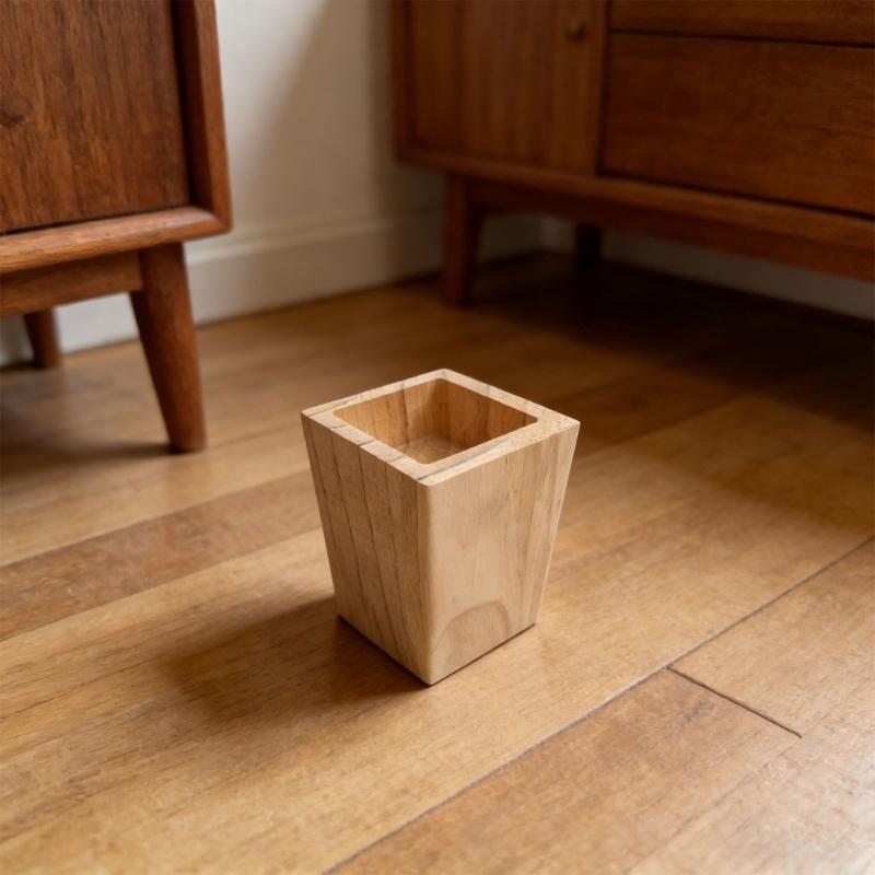 Natural Wooden Height Adjusters Strong & Strong Designs Strong Wood Furniture Leg Extenders for Home Office Furniture