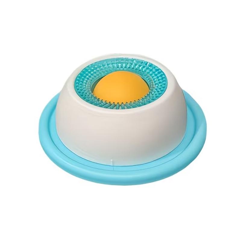 

Lick Toys For Pets Interactive Cat Toys Slow Feeder Food Dispenser For Puppy Training Enrichment Cat Feeding Crate Accessory синий