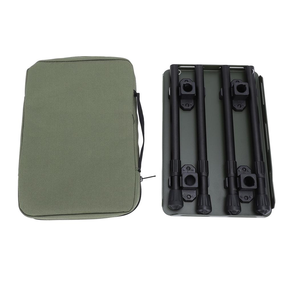 Banco de acampamento dobrável em liga de alumínio Oxford tecido leve 330,7 lb altura de carga