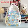 Cartoon Cute Rabbit Elephant Koala Dog Animal Letter Printed Backpack Student