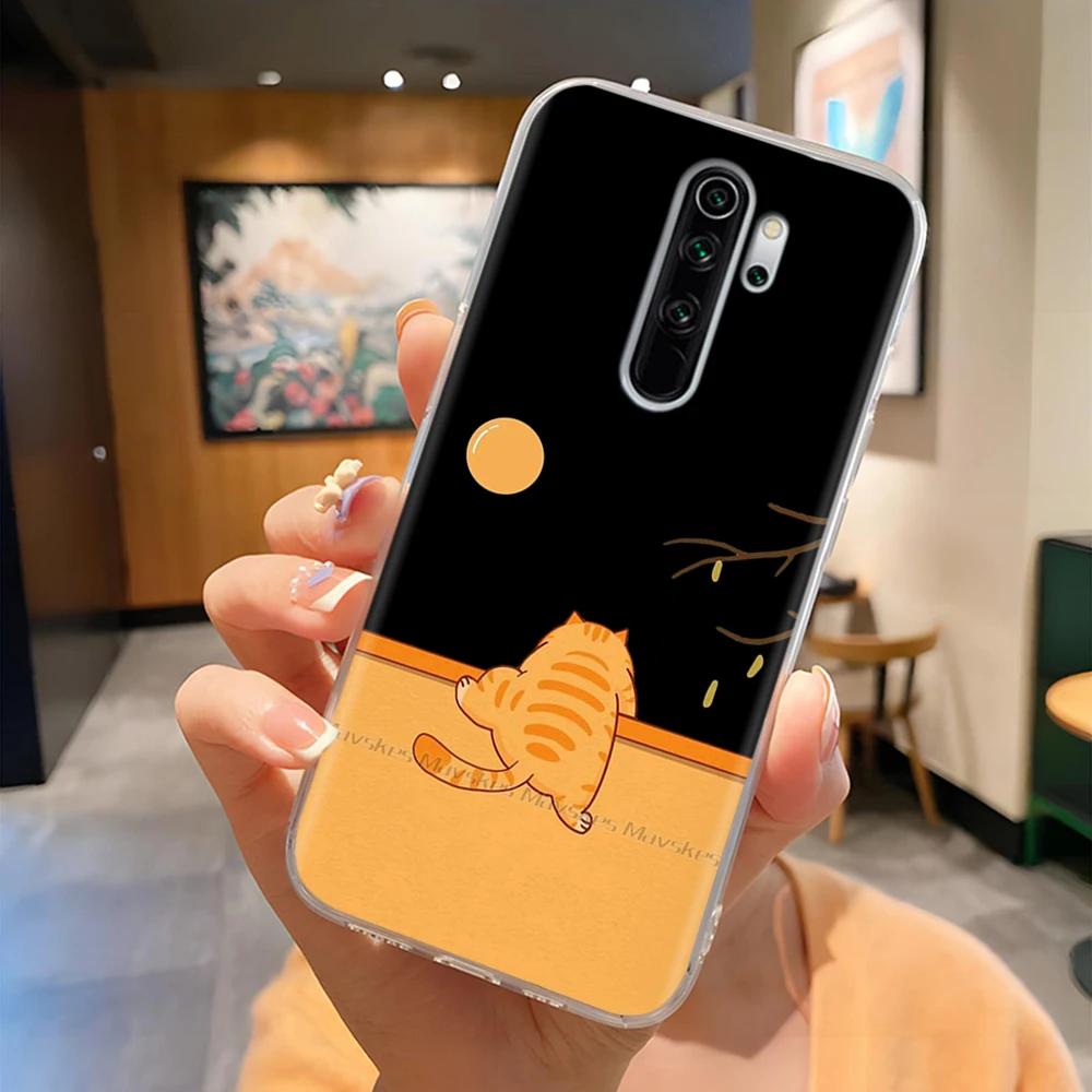 TPU Phone Cases For Redmi Note 8 Pro Case Clear Lovely Flowers Lightweight Cover For Xiaomi Redmi Note8 Pro Phone Housing Fundas