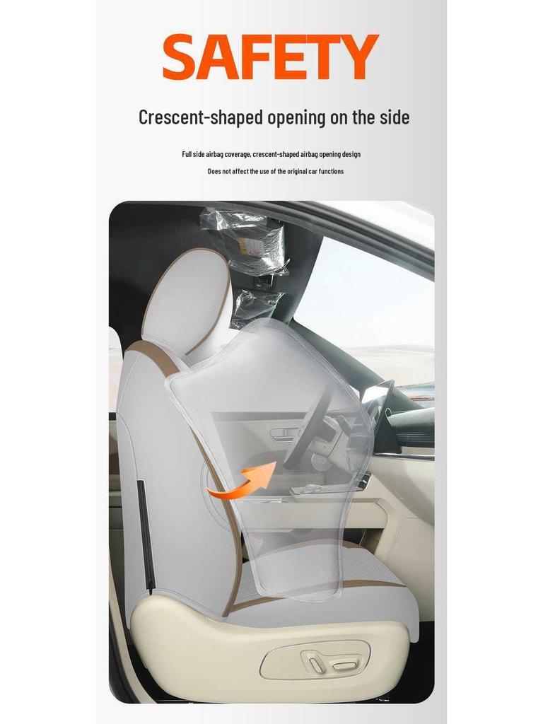 Full Coverage Leather Seat Covers for GAC Toyota IZOA 3x - All-Season Car Seat Cushions