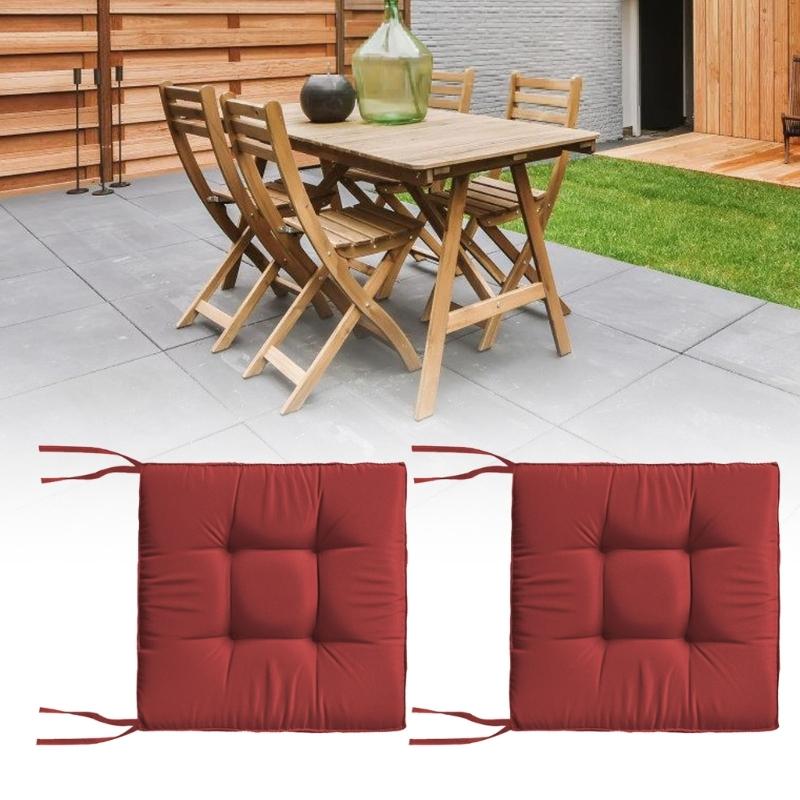 45x45cm Thickened Chair Cushions Breathable Polyester Seat Pad NonSlip Indoor Outdoor Use for Patioes Sofa Tatamis Mats