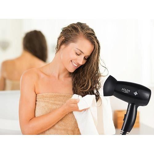 Hair Dryer - Adler - Ad2251 - Compact Foldable - 1400w - Travel - 2 Speeds - Ergonomic