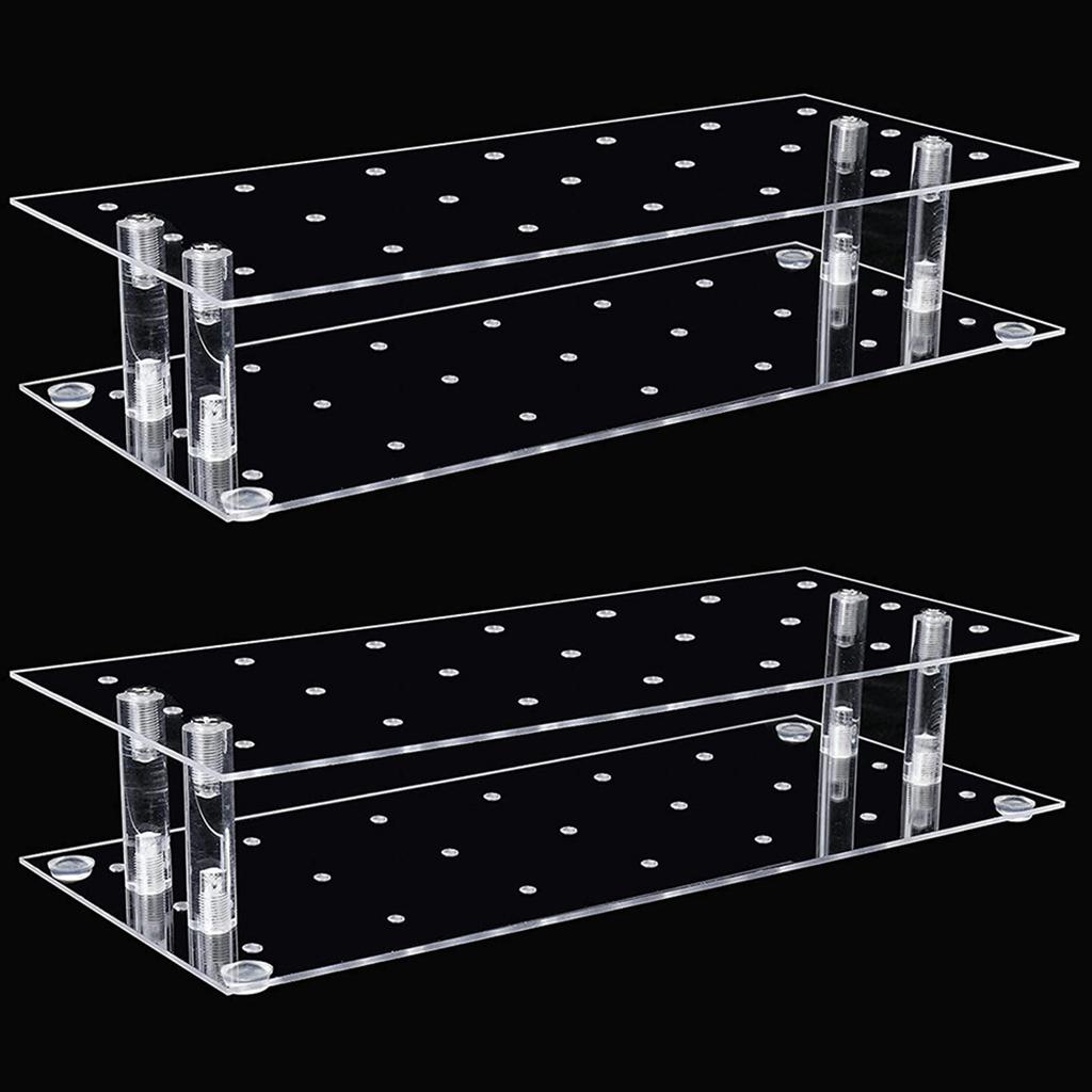 Acrylic Cake Pop Display Stand, 20/21 Hole Clear Lollipop Holder for Weddings Christmas Birthday Parties Halloween Candy Decor