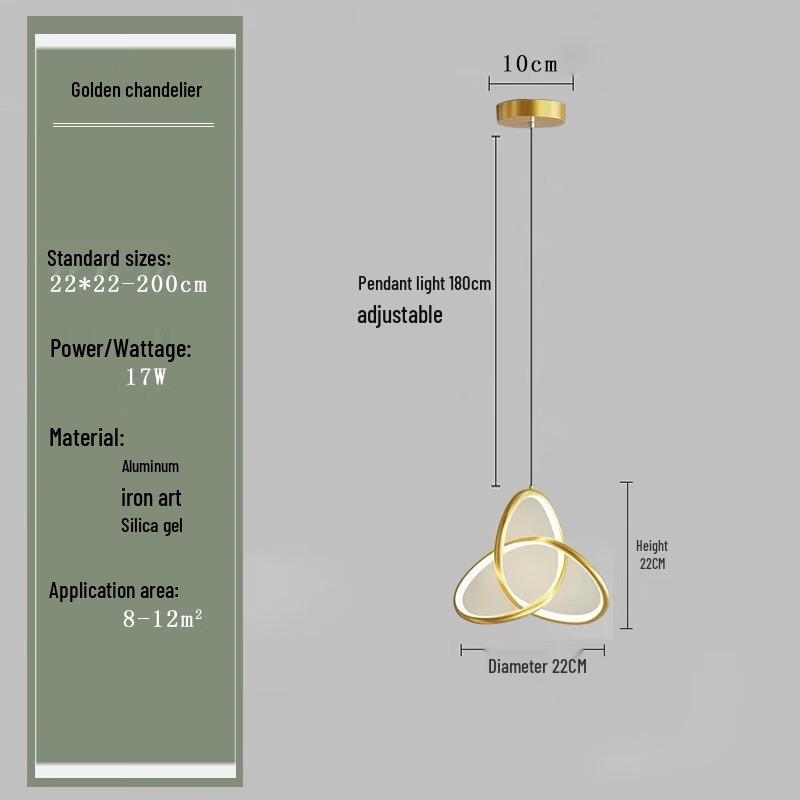 NuFeng Modern Minimalist Bedside Pendant Light