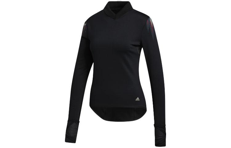 Adidas T Shirts Women s Black Stand Collar Moderate Other GC7223 S