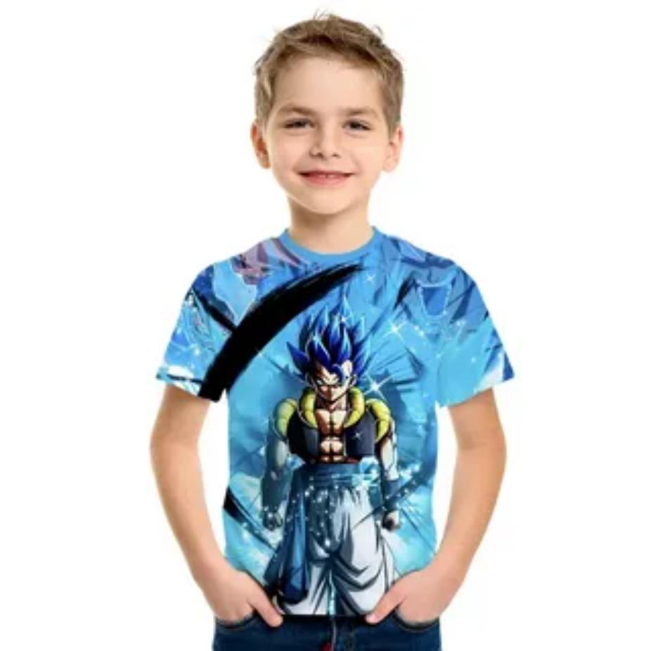 Animals Kids T-shirts O Neck Tops Polyester Casual Sportwear Comfortable Tees Short Sleeve 3d Print T Shirt