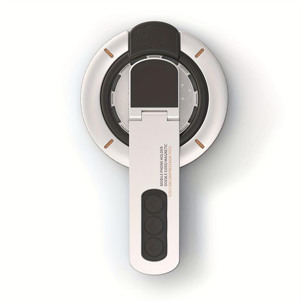 

Новая магнитная подставка для мобильного телефона с декомпрессией, двухсторонняя магнитная вращающаяся на 360° настольная магнитная подставка для телефона белый