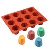 8/12/18 Cups Silicone Mold Cupcake Baking Tray Muffin Cookie DIY Jelly Biscuit Pudding Candy Kitchen Accessories Cake Baking Pan
