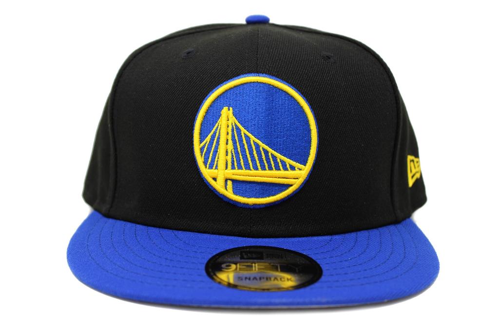 New Era 9FIFTY GOLDEN STATE WARRIORS Cap One Size Fits All (Black/Blue)