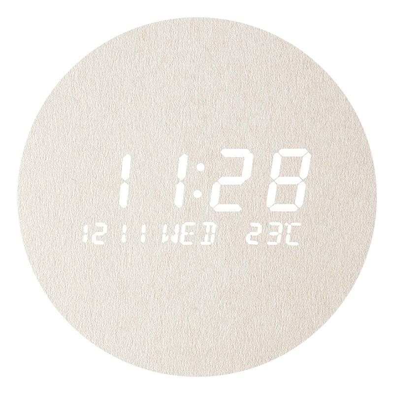 Светодиодные настенные часы Креативные часы Гостиная Дом Спальня Бесшумные часы Скандинавский стиль Модные настенные часы cloth color