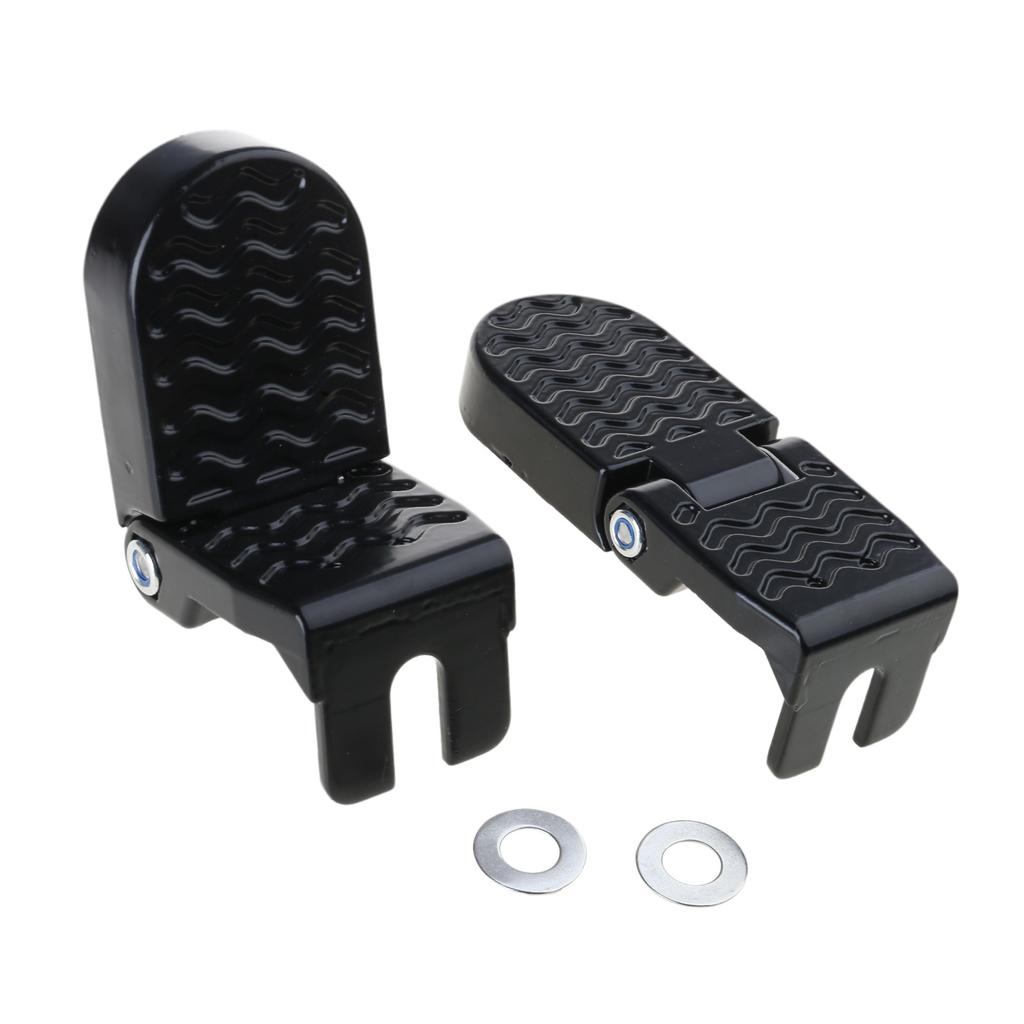 Electric Bicycles Rear Pedal Bicycles Rear Wheel Folding Pedal NonSlip Electric Bike Foot Pegs for Mountain Bike
