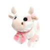 Kids Electric Plush Animal Toy Walking Tail Wagging Interactive Elephant Sheep Cow Panda Plushie Toy Toddlers Educational Simulation Animal Toy