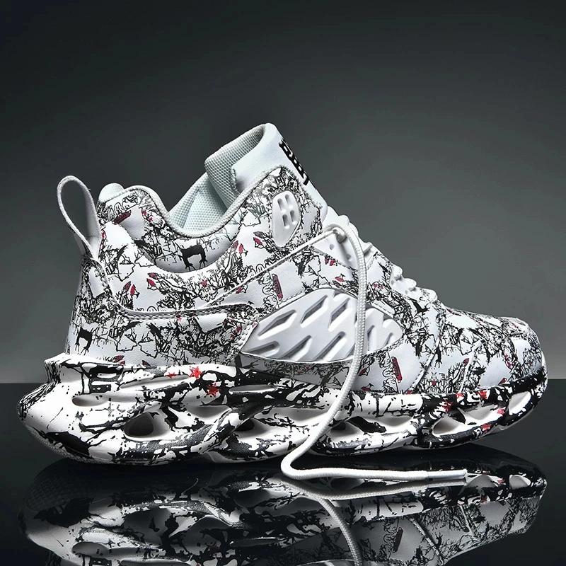 New Basketball Shoes Men Anti Slip Basketball Sneakers Training Walking Shoes Men Light Weight Sport Sneakers Plus Size 46