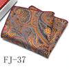 Men'S Pocket Towel Korean Version Cashew Flower Small Square Suit Handkerchief Versatile Dress 24*24Cm