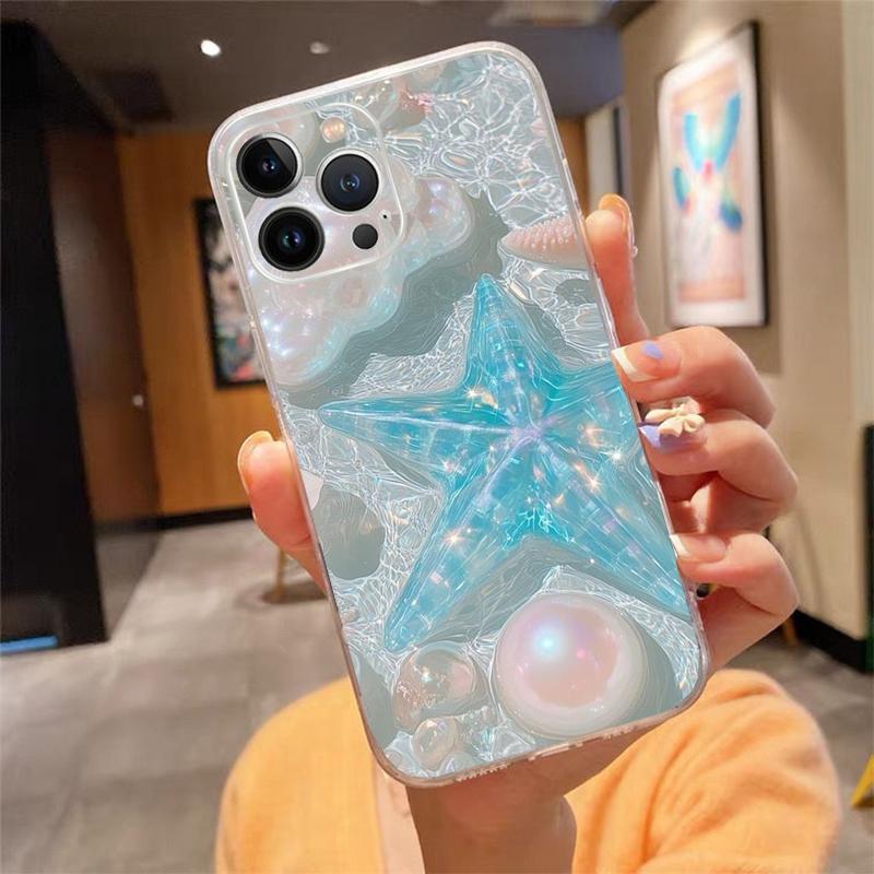 Phone Case For Iphone 17ProMax 17 Pro Air 16 15 14 13 Pro Max 16 15 14 13 Pro 15Plus Ocean Starfish