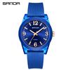 SANDA Top Brand 6277 Transparent Case Children's Quartz Watch Waterproof Night Light Leisure Student Quartz Watch