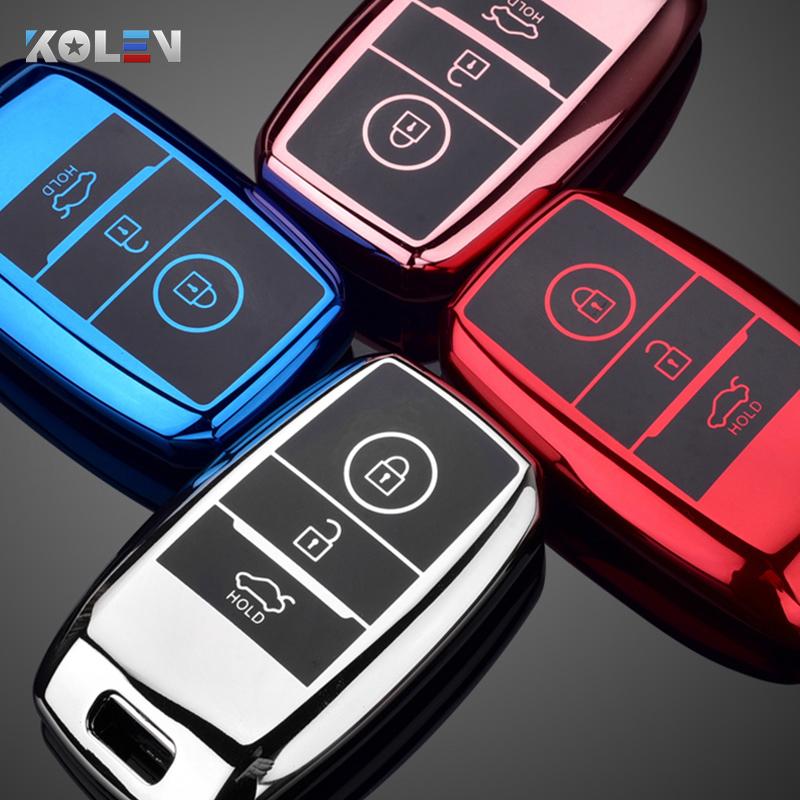 Soft Tpu Auto Smart Key Fob Cover Case Housing Fit For Kia Rio Rio5 Sportage Ceed Cerato K3 Kx3 K4 K5 Sorento Optima Picanto Auto Accessories