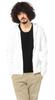 Avirex Daily Fullzip Rib Size White Parka, L, 6153641,